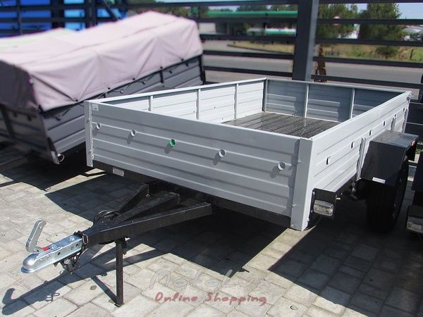 Автомобильный прицеп АМС 750, 2500х1500х380 мм