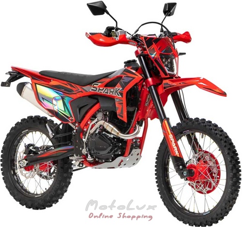 Enduro motocykel Spark SP300P-1, červená