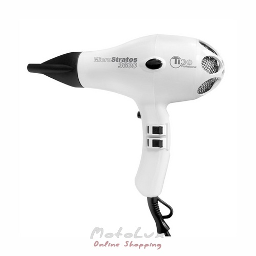 Hairdryer Tico Micro Stratos 3600, 2200W, white