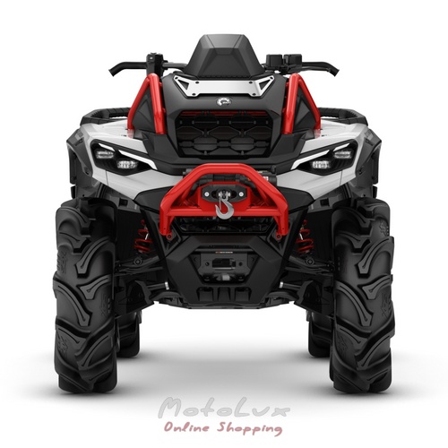 Utility ATV BRP OUTLANDER X MR 1000R, Hyper Silver Legion Red, 2025