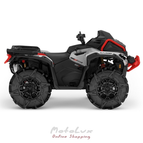 Haszonjármű quad BRP OUTLANDER X MR 1000R, hiper ezüst légiós piros, 2025