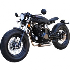 Мотоцикл скрамблер Skymoto Diesel 200 Cafe Racer, черный мат