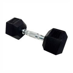 Гантель шестигранна обгумована HouseFit DD 6442, 5 кг