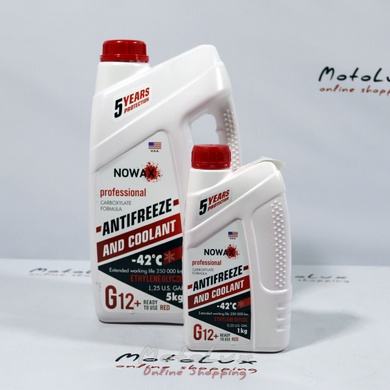 Nowax G12 antifreeze red -42, 5L