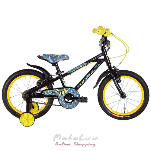 Children's bicycle Formula 16 Active, frame 8.5 ST, black, 2022