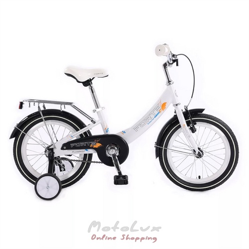 Children's bicycle Forte Flamingo, wheel 16, white