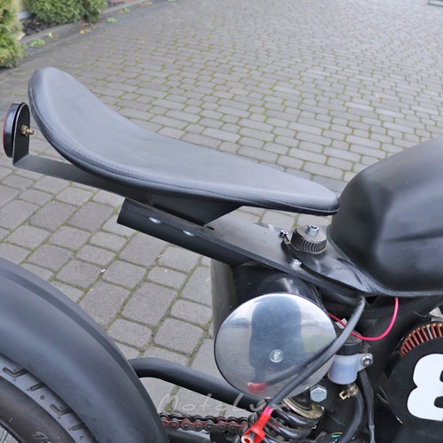 Motorcycle Skymoto Diesel 200 Cafe Racer, black mat