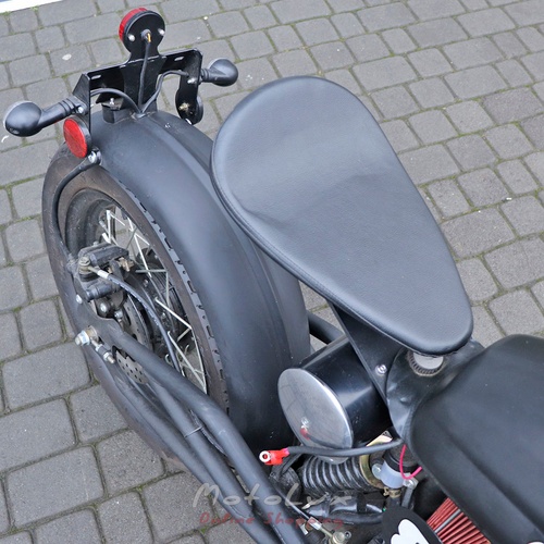 Motorcycle Skymoto Diesel 200 Cafe Racer, black mat