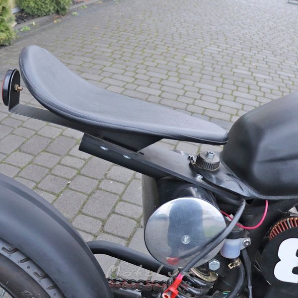 Мотоцикл скрамблер Skymoto Diesel 200 Cafe Racer, черный мат