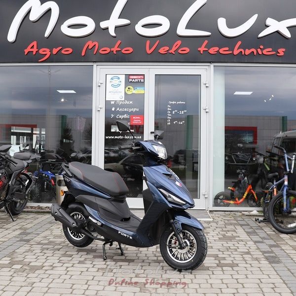 Forte Jog 80 New scooter, black with blue