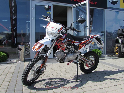 Motorkerékpár Geon X-Ride Enduro 125 Sport, narancs, 2023