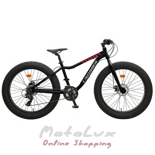 Велосипед Crosser Fat Bike, колеса 24, рама 13, black