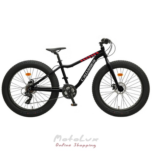 Велосипед Crosser Fat Bike, колеса 24, рама 13, black