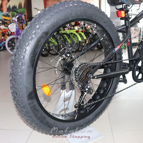 Велосипед Crosser Fat Bike, колеса 24, рама 13, black