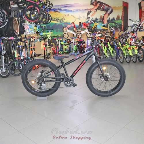 Велосипед Crosser Fat Bike, колеса 24, рама 13, black