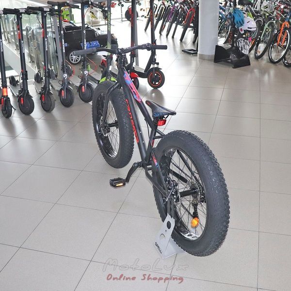 Crosser Fat Bike, kerekek 24, v&aacute;z 13, fekete