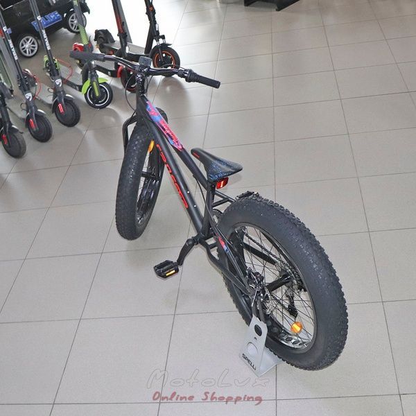 Crosser Fat Bike, kerekek 24, v&aacute;z 13, fekete