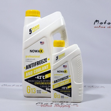 Nowax G13 antifreeze yellow -42, 5L