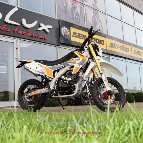 Motocykel Hornet Dakar Pro 250 Motard, biely