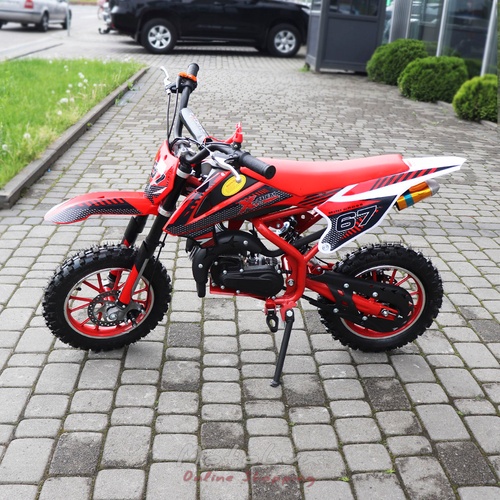 Children's motorcycle Pitbike 2T 65, red