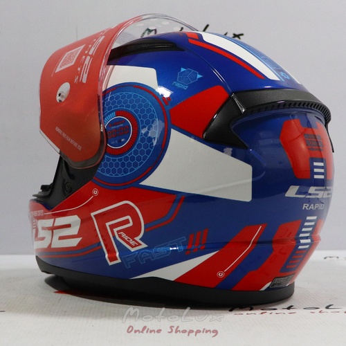 Motoros sisak LS2 FF-353 Rapid Stratus Gloss Blue/Red/White, XXL