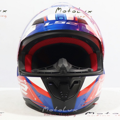 Motoros sisak LS2 FF-353 Rapid Stratus Gloss Blue/Red/White, XXL