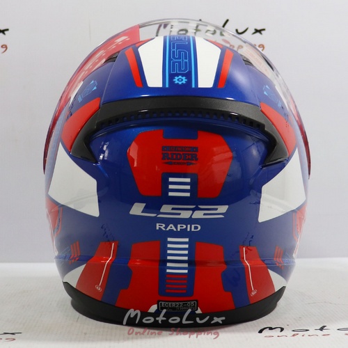 Motoros sisak LS2 FF-353 Rapid Stratus Gloss Blue/Red/White, XXL