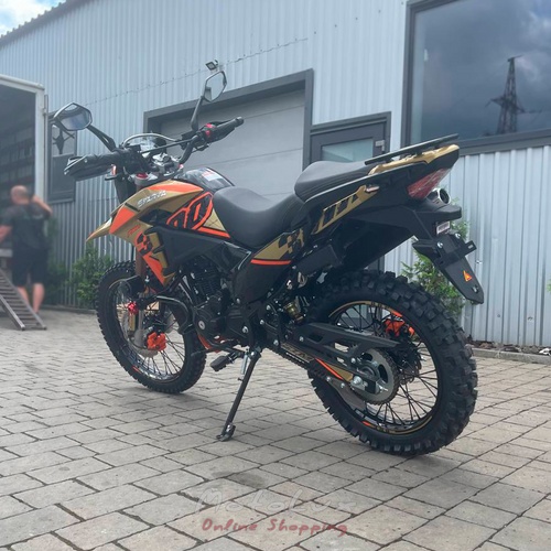 Enduro motorcycle Sparta SD300, black and gold, 2024