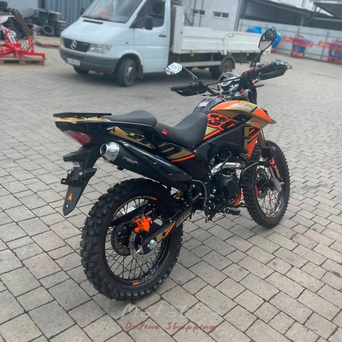 Enduro motorcycle Sparta SD300, black and gold, 2024