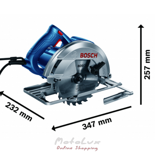 Ручна дискова пилка BOSCH GKS 140