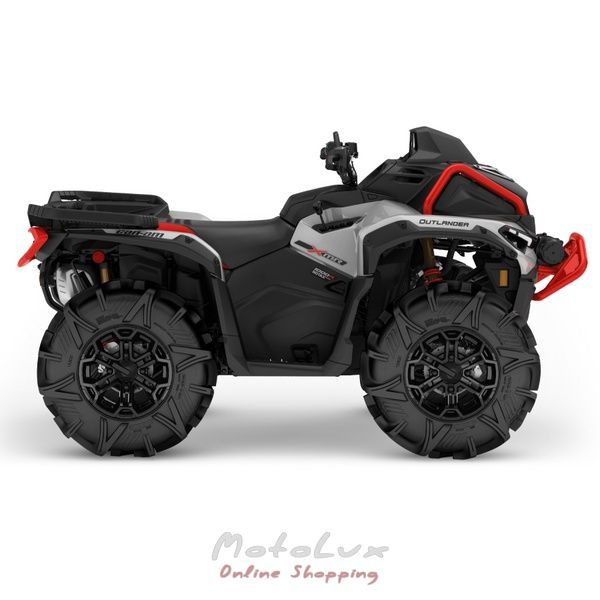 Utility ATV BRP OUTLANDER X MR 1000R, Hyper Silver Legion Red, 2026