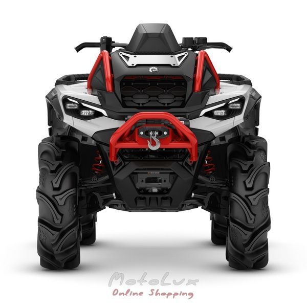 Utility ATV BRP OUTLANDER X MR 1000R, Hyper Silver Legion Red, 2026