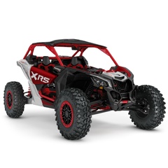 Вездеход BRP Maverick X RS TURBO RR SAS, Fiery Red Hyper Silver, 2025