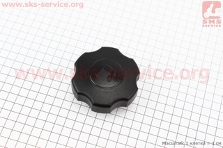 Fuel tank cap, 168F, plastic, thread