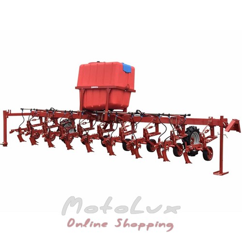 Row-row cultivator with a system for applying liquid mineral fertilizers, KPN 5.6