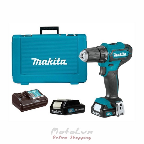 Акумуляторний дриль шурупокрут з ударом Makita HP333DWYE