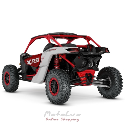 Мотовсюдихід BRP Maverick X RS TURBO RR SAS, Fiery Red Hyper Silver, 2025