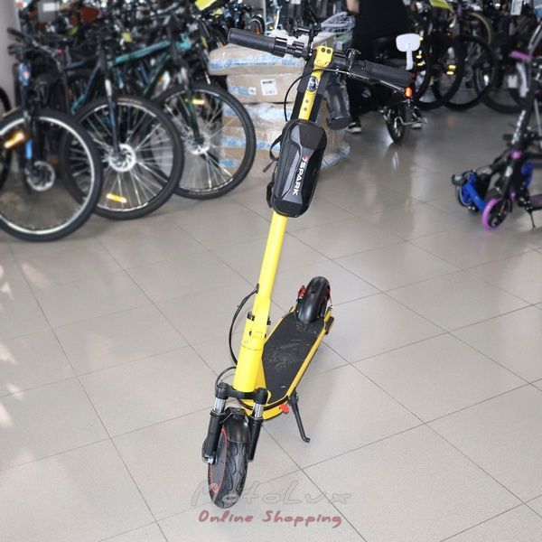 Электросамокат Spark Rider Pro, колесо 10, желтый
