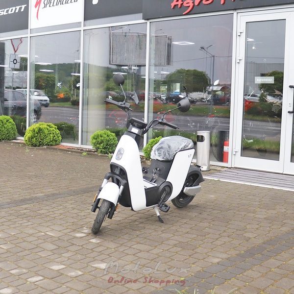 Электроскутер Yadea V7 600W, 48V20AH lithium, white