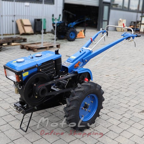 Diesel Walk-Behind Tractor Zubr JR Q79 Plus, Manual Starter, 10 HP