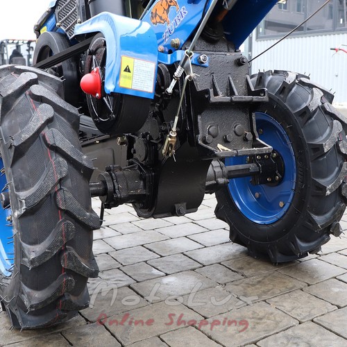 Diesel Walk-Behind Tractor Zubr JR Q79 Plus, Manual Starter, 10 HP