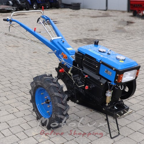 Diesel Walk-Behind Tractor Zubr JR Q79 Plus, Manual Starter, 10 HP