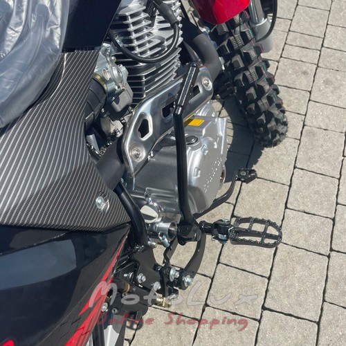 Motorkerékpár Sparta Cross 200, fekete, piros