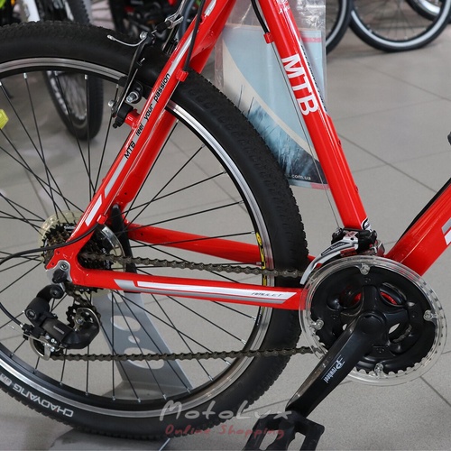 Гірський велосипед Optimabikes Amulet, колеса 26, рама 21, 2015, red