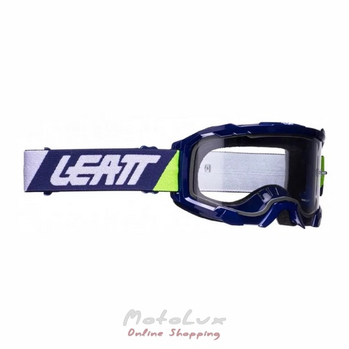 Мотоокуляри Leatt Velocity 4.5 Clear Lens, синій