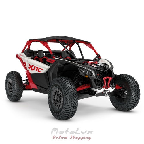 Вездеход BRP Maverick X RC TURBO RR, Hybrid White Legion Red, 2025