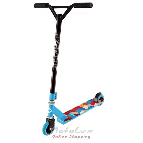 Trickster Axis trick scooter, blue and black