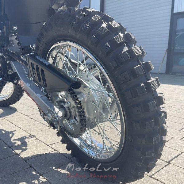 Мотоцикл Sparta Cross 200, червоний з чорним