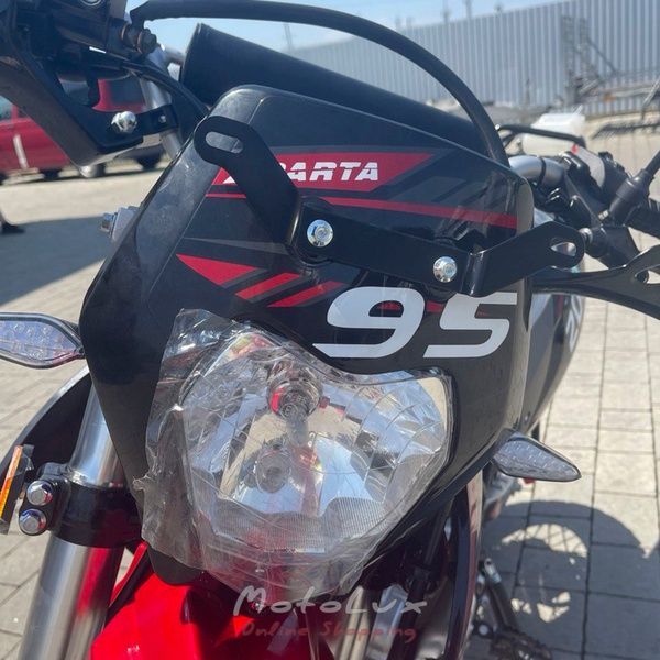 Мотоцикл Sparta Cross 200, червоний з чорним