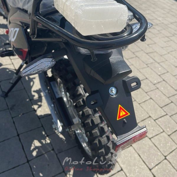 Мотоцикл Sparta Cross 200, червоний з чорним